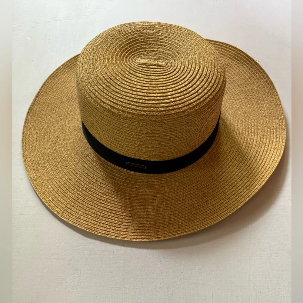 BILLABONG ABOUT THAT TIME Women’s Wide Brim Straw Sun Hat O/S - Picture 2 of 6
